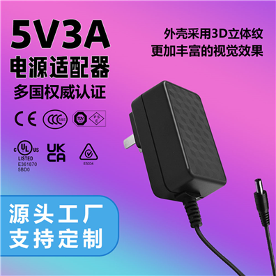 15W转换头/可换头电源适配器（中规）